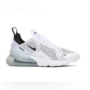 Nike Women Air Max 270 in White/Black Size 6.5
